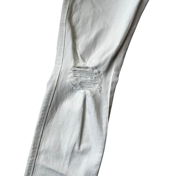 FRAME Le Sylvie Crop White Distressed Skinny Jean, Women's size 24, NWOT - Picture 7 of 11